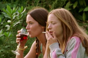 Emily Blunt and Nathalie Press -..